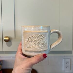 Black Oak “every hour I need thee” Mug